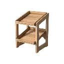 2-Tiered Stand with 2 Trays