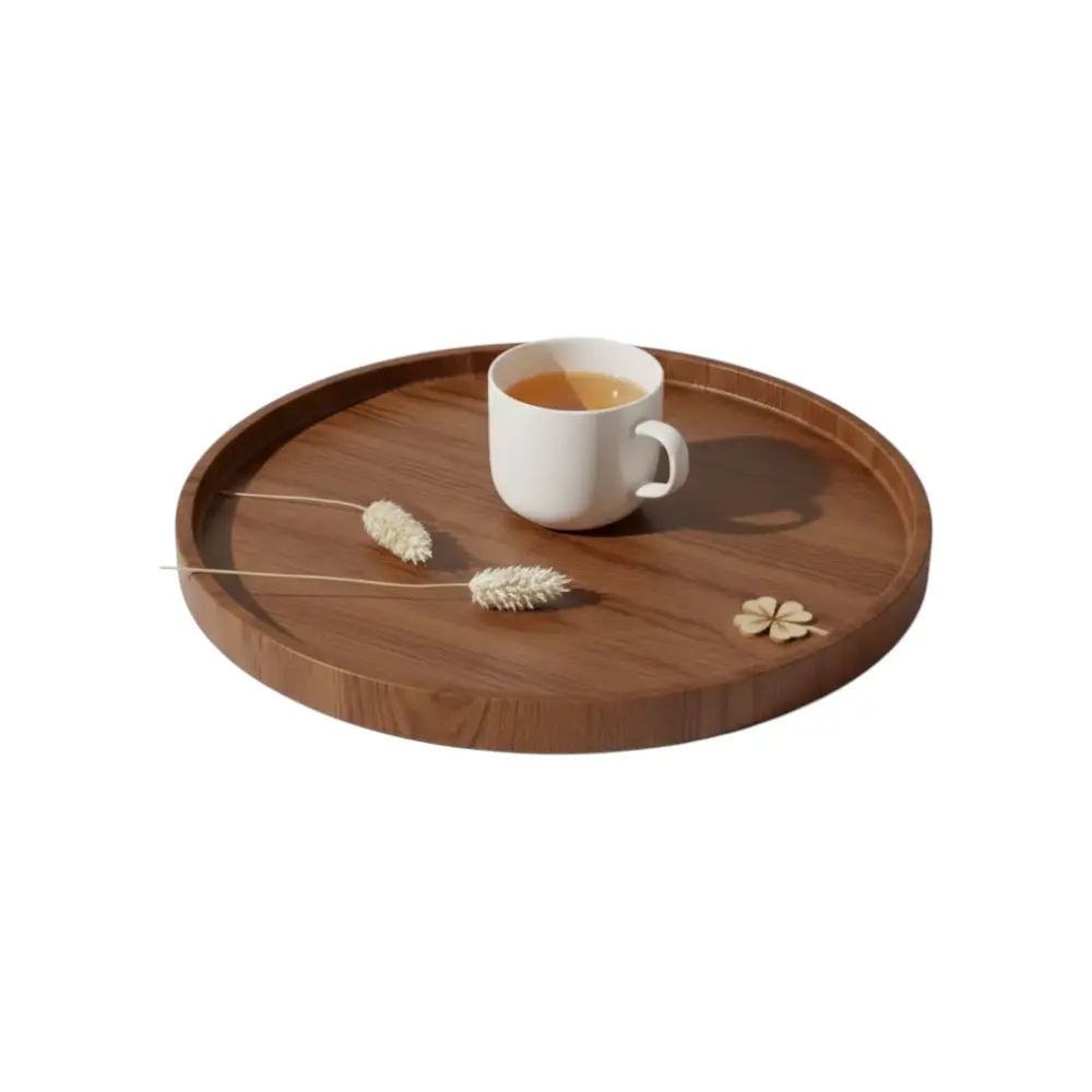 Serving Tray with Rim