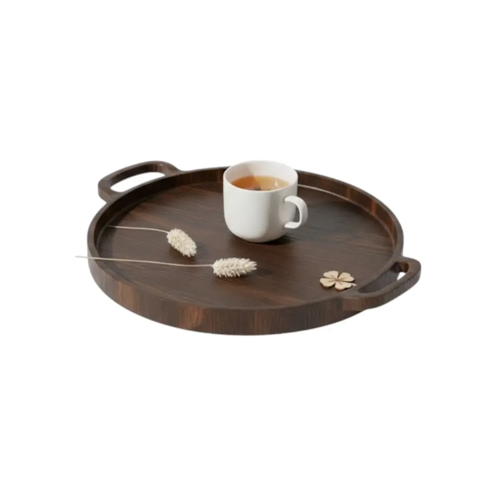 Grooved Tray with Handles