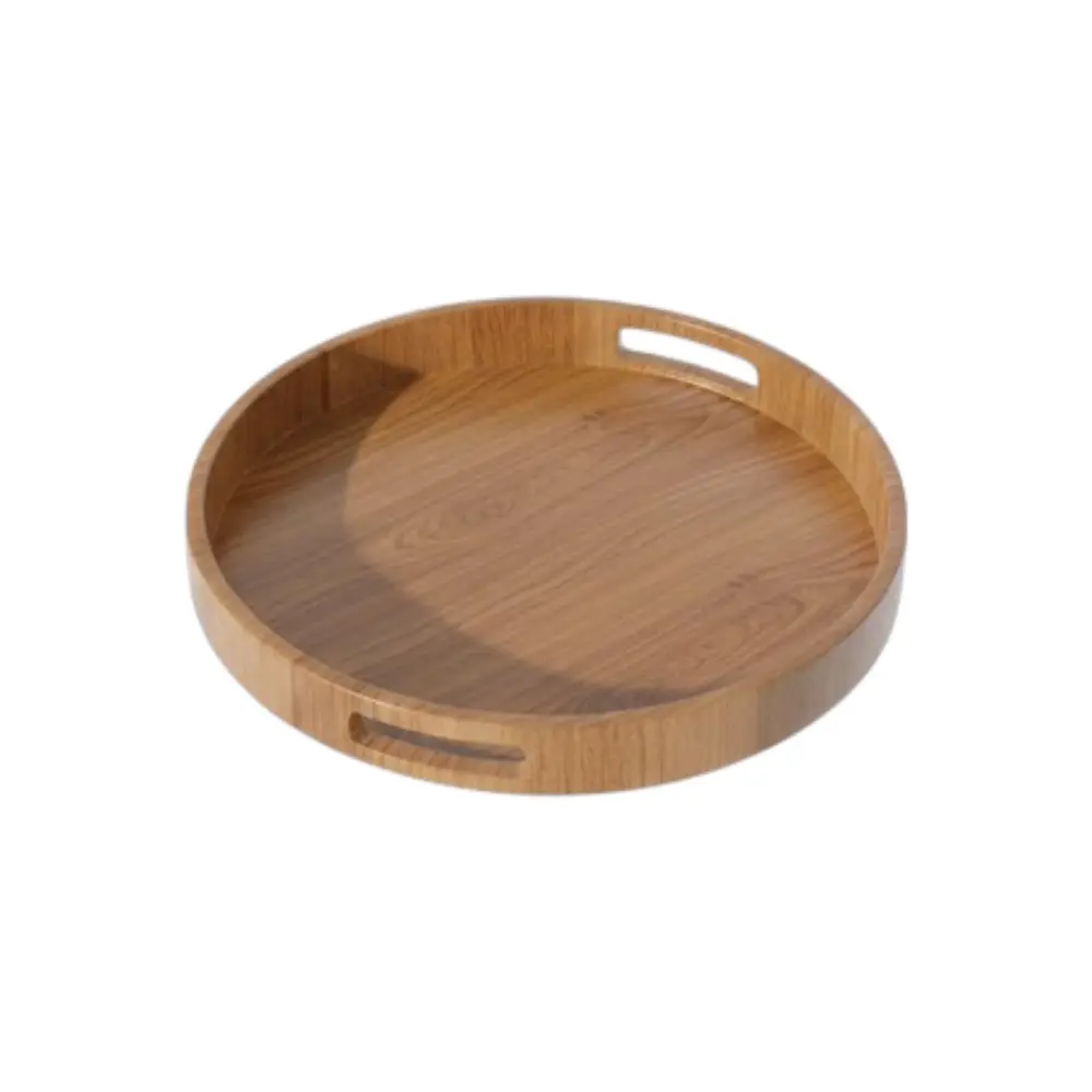 Tray with cutout handles