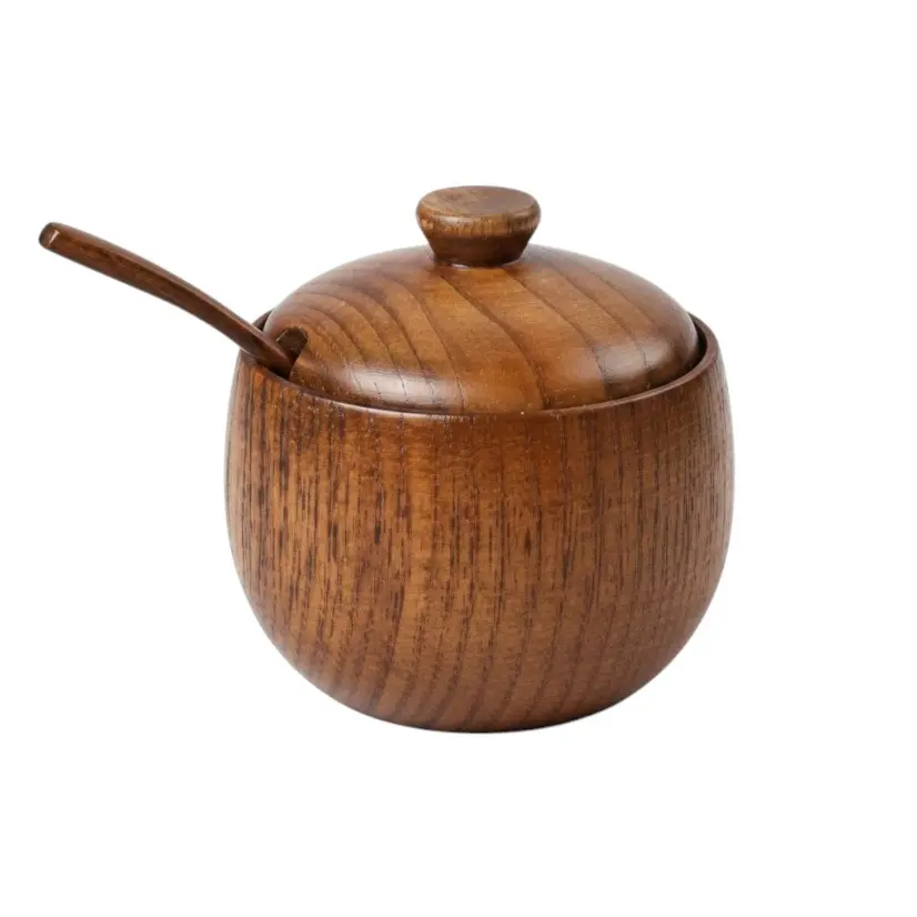 Sugar Bowl Round with Lid