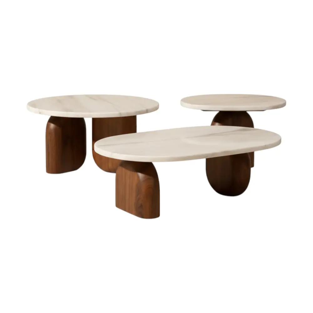 Display Set with Marble Top