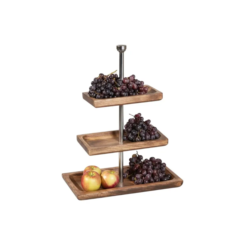 Fruits Stand with Rectangular tray & St/St Holder