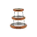 Charm tower stand trio