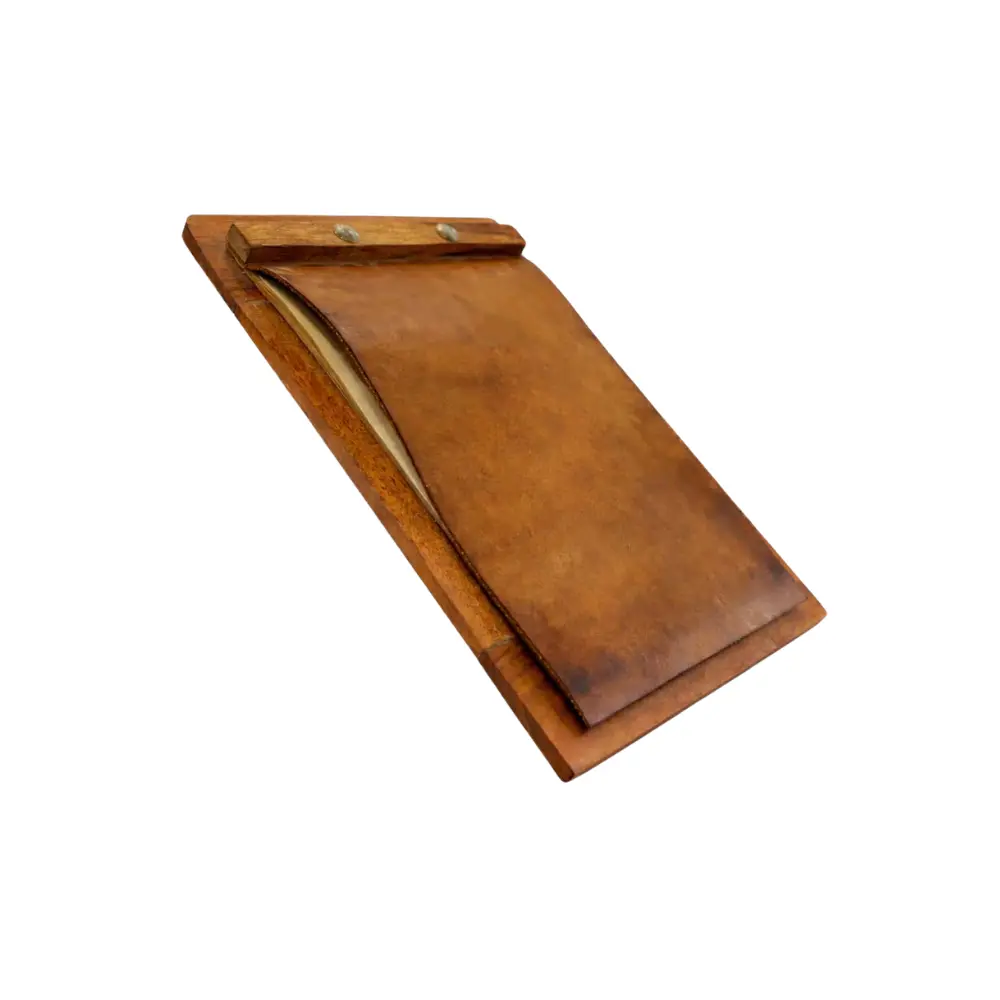 Menu Folder with Leather Cover
