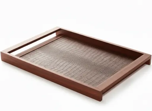 [TB 4049] Tray with Leather Underline