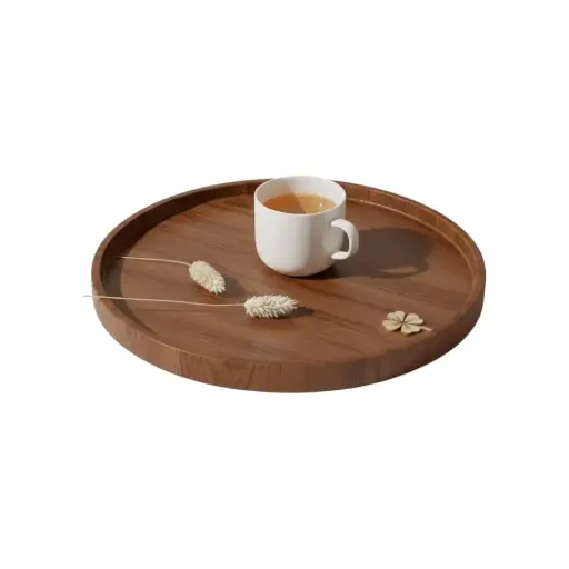 Serving Tray with Rim