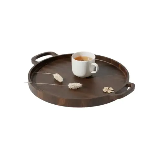 Grooved Tray with Handles