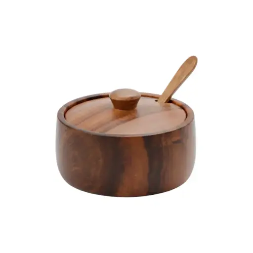 [BP 2017] Sugar Pot with Lid & Spoon