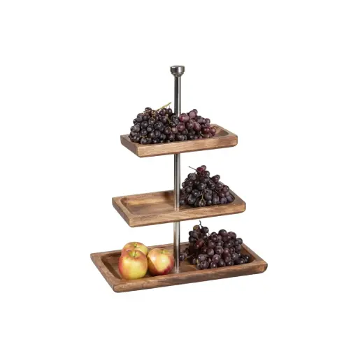 [BD 6066] Fruits Stand with Rectangular tray & St/St Holder
