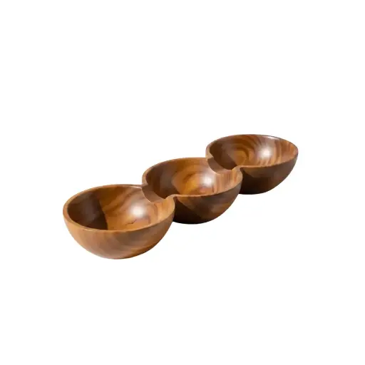 [OB 3070] Condiment Tray 3 Bowls