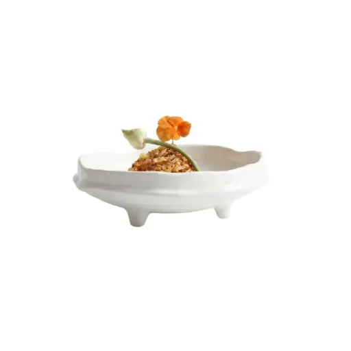 [TA 0123] Footed Bowl