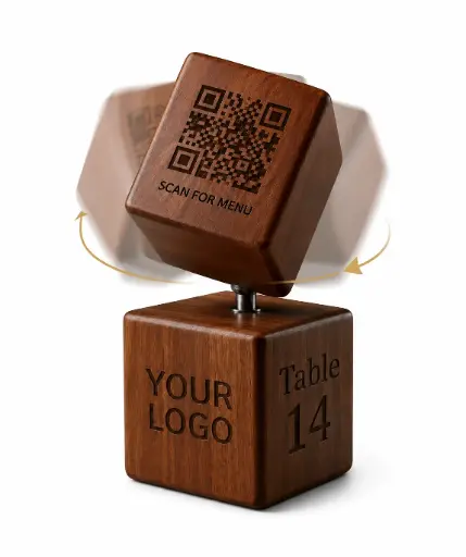 SpinQR Table Sign